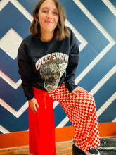 Load image into Gallery viewer, Half/Half Red &amp; Ivory Pants
