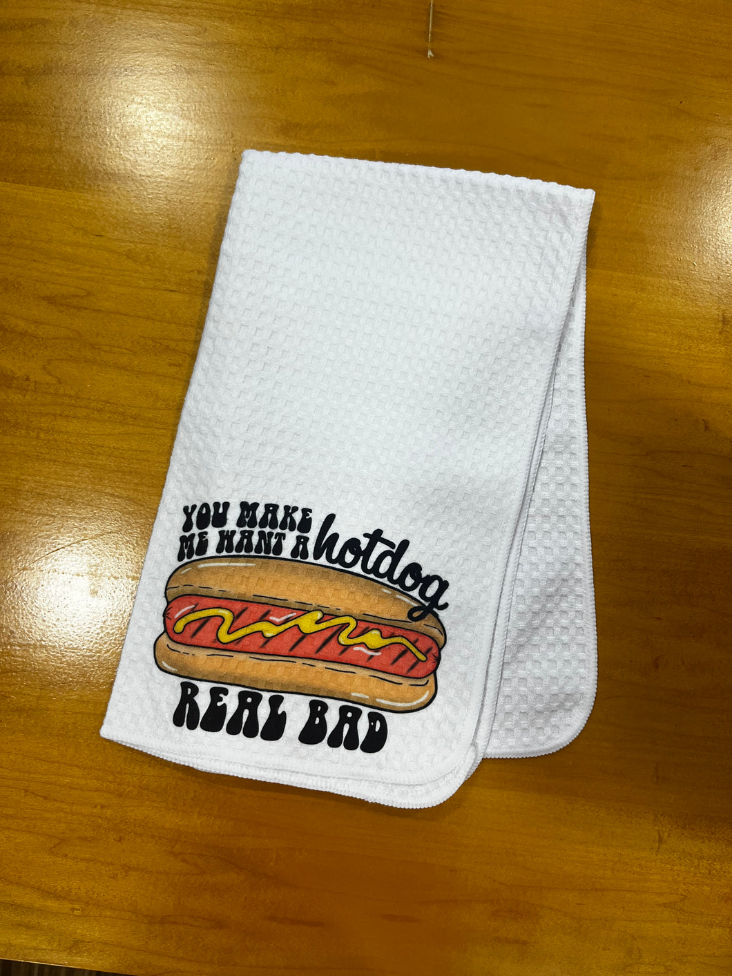 Hot Dog Dish Towel