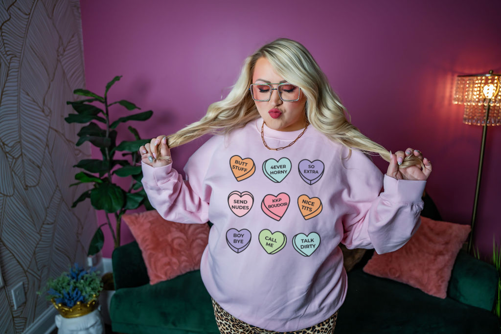 Candy Hearts Sweatshirt